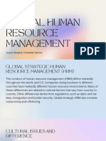 Chapter 11 GLOBAL HUMAN RESOURCE MANAGEMENT