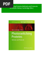 Full Download Photoswitching Proteins Methods and Protocols 1st Edition Sidney Cambridge (Eds.) PDF