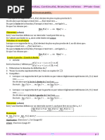 3.limites, Continuité, Branches Infinies - 2024