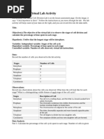 03 01 Virtual Cell Division Lab Report