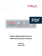 Rollmax Digital Signal Processor DSP2 (Version B) User's Manual