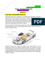 NOTES-MODULE-4 - ELECTRIC and HYBRID VEHICLES - FEB-024