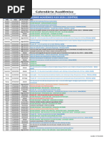 Calendário Acadêmico 2020.1 Flex Centro