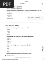 Basic Questions (MCQS) : Chatgpt