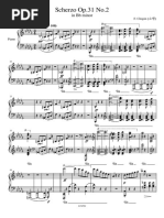 Scherzo Op.31 No.2: in BB Minor