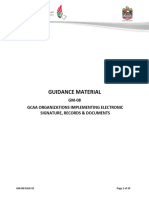 GM-08 - Gcaa Organizations Implementing Electronic Signature, Records and Documents - Issue 01