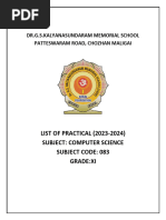 Lab Manual Grade XI