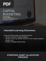 Capital Budgeting