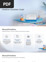 Microsoft OneDrive Quick Start Guide