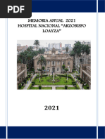 Memoria Anual 2021 Del Hospital Nacional Arzobispo Loayza PDF