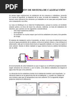 Instalación de Sistema de Calefacción