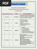 Syllabus of Assessment - CRT - X and XII - November-December-2024