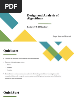 Quicksort-Lecture 4 and 5