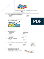 Soal Olimpiade Bahasa ING B 3-4