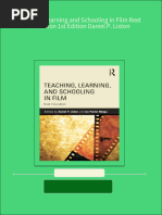 Ebooks File Teaching Learning and Schooling in Film Reel Education 1st Edition Daniel P. Liston All Chapters