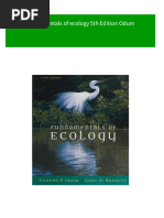 Immediate Download Fundamentals of Ecology 5th Edition Odum Ebooks 2024