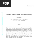 Analytic Continuation of Chern-Simons Theory: Hep-Th/yymm - NNNN