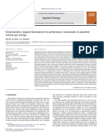 Da Silva2010 - Dimensionless Lumped Formulation For Performance Assessment of Adsorbed Natural Gas Storage