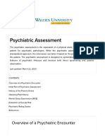 Psychiatric Assessment