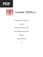 Ejercicios Tablas de Multiplicar