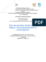 Plan de Estudios de La Educación Basica. Una Propuesta para La Emancipación