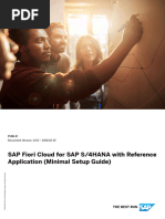 SAP Fiori Cloud For SAP S4 HANA With Reference Application Minimal Guide