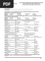 21. Đề thi thử bám sát cấu trúc đề minh họa TN THPT 2024 - Môn Tiếng Anh - Đề 21 - File word có lời giải