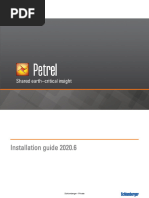 Petrel 2020-6 Installation Guide