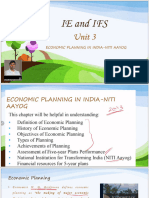 Economic Plannin in India - Niti Ayog