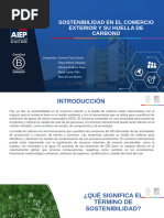 Sostenibilidad en El Comercio Exterior Final