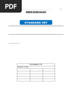 Form 2 Self-Assessment (Standard Set)