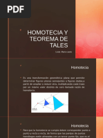 Homotecia y Teorema de Tales