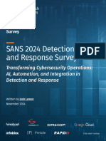 SANS 2024 Detection Response Survey