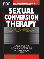 Sexual Conversion Therapy: Ethical, Clinical and Research Perspective