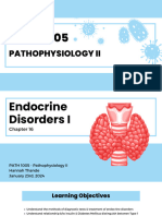 Week 3 - Endocrine Disorders I