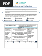 Food Service Eval Form