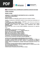 Actividades A34 Piac U17 Aplicaciones Informáticas de Contabilidad Contasol