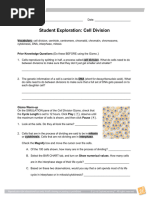 Lab 2 - Cell Division Report