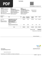 Earphone Invoice