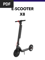 E Scooter X8