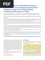 Acocella, 2011 - Implantes Inclinados Sobrevivem Ao Mesmo Nivel Mais Tem Mais Inflamação de Implantes Retos em Protocolos Inferior. Retrospectivo