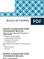 Rules of Tajwid