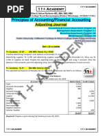 Adjustment Journal