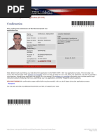 Nonimmigrant Visa - Confirmation Page