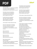 EU CANTO PRA TI - Vocal Livre (Impressão)