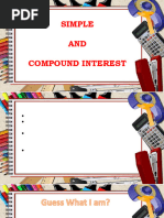 8-Simple & Compound Interest