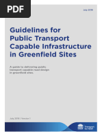 Guidelines For Bus Capable Infrastructure in Greenfield Sites