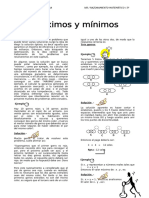 IV Bim - 5to. Año - Raz. Mat. - Guía 1 - MÁXIMOS Y MÍNIMOS