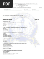 Class 11 It Half Yearly Exam Paper