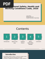 Occupational Safety, Health and Working Conditions Code